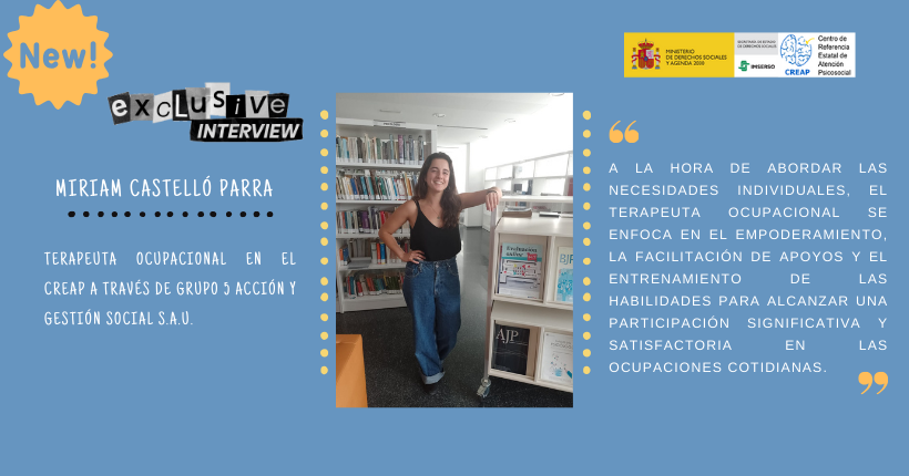 Día Mundial de la Terapia Ocupacional 2023: Entrevista a Miriam Castelló Parra