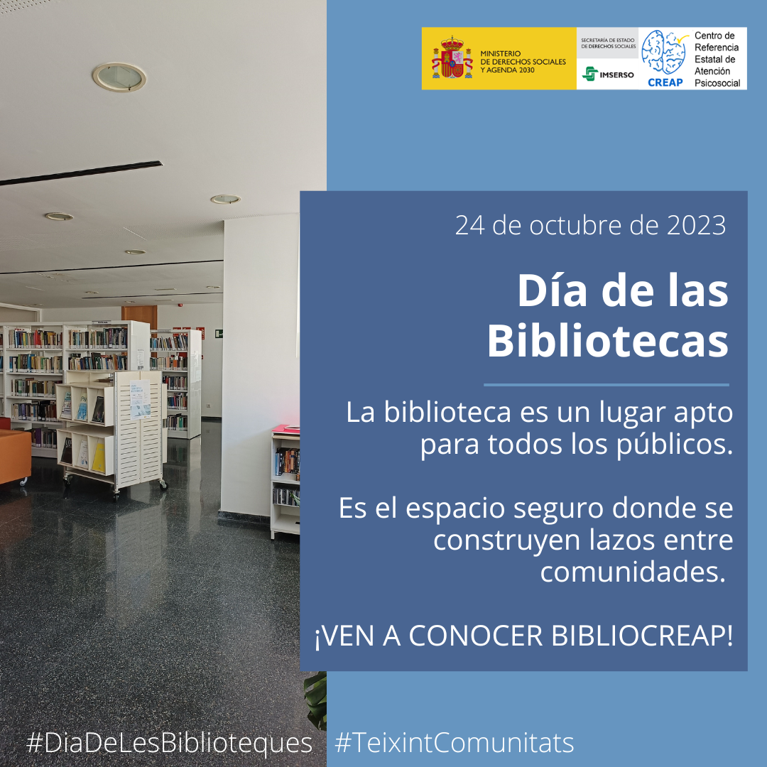 Imagen de BiblioCreap para el día de las bibliotecas Imagen de BiblioCreap para el día de las bibliotecas