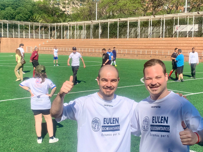 Personas participantes en el torneo de fútbol