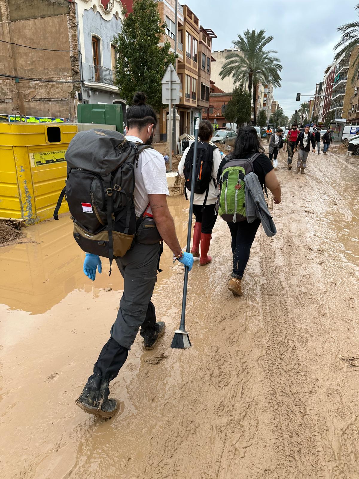 Grupo de asistencia del Creap a los afectados por la DANA