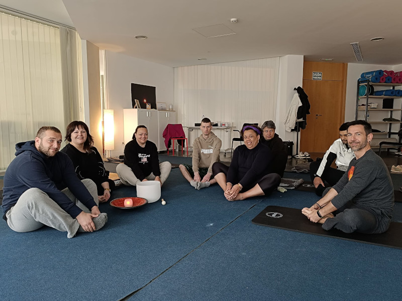 Participantes de la Jornada «Mañana del Bienestar»