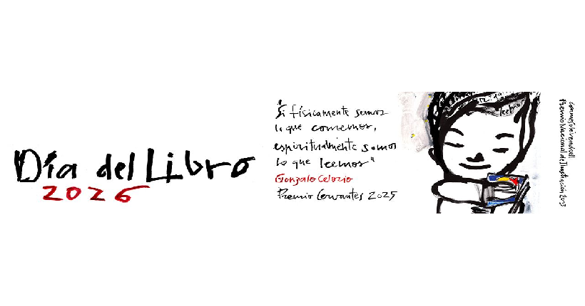 Imagen institucional del Día del Libro 2026