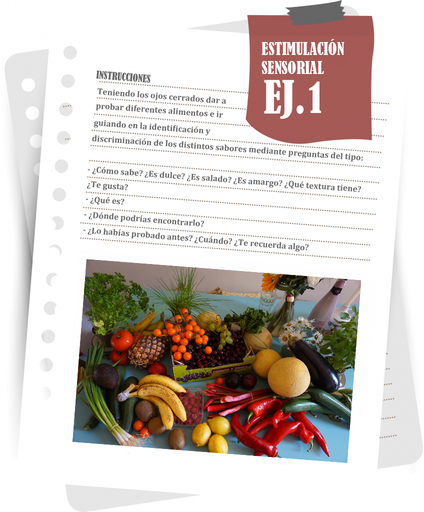 Imagen del ejercicio 1 de estimulación sensorial