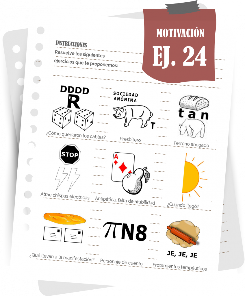 Imagen del ejercicio 24 de motivación