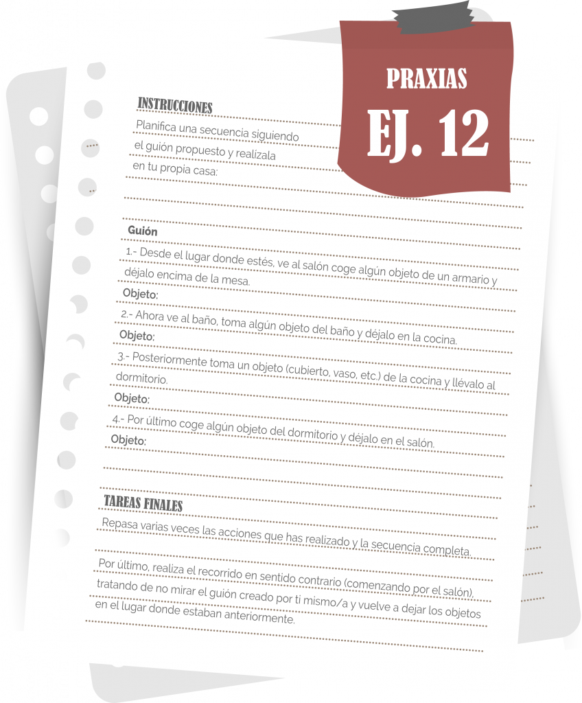 Imagen del ejercicio 12 de praxias
