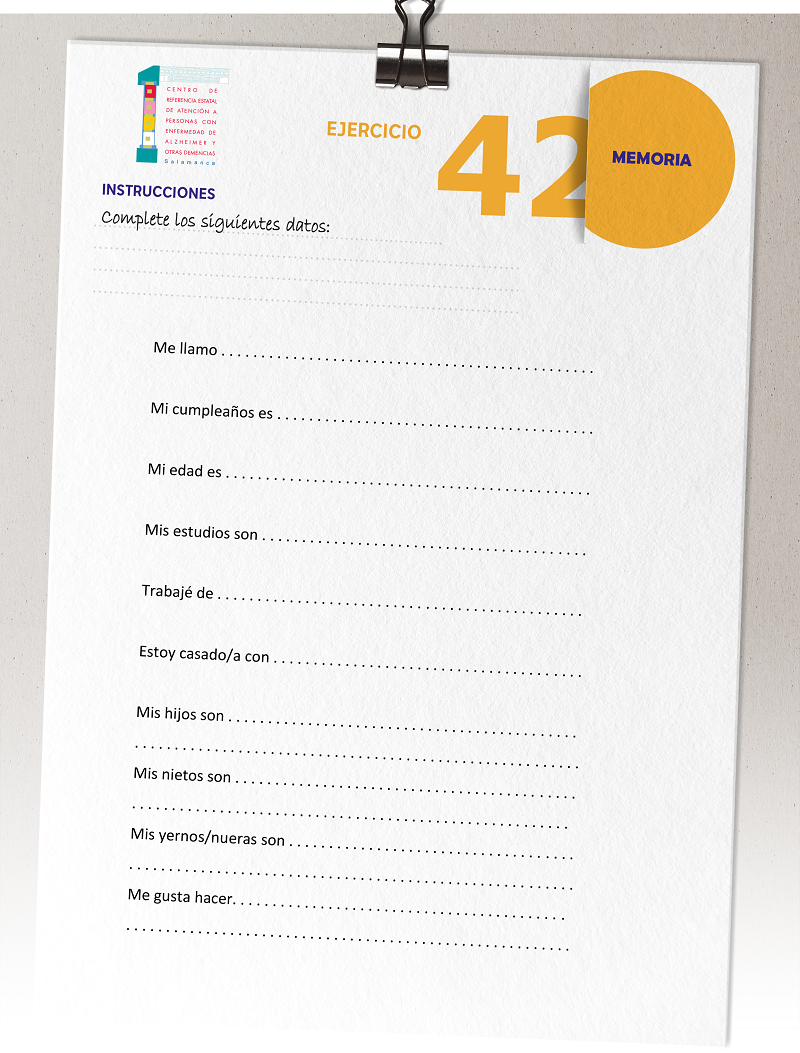 Ejercicio estimulación Ejercicio estimulación