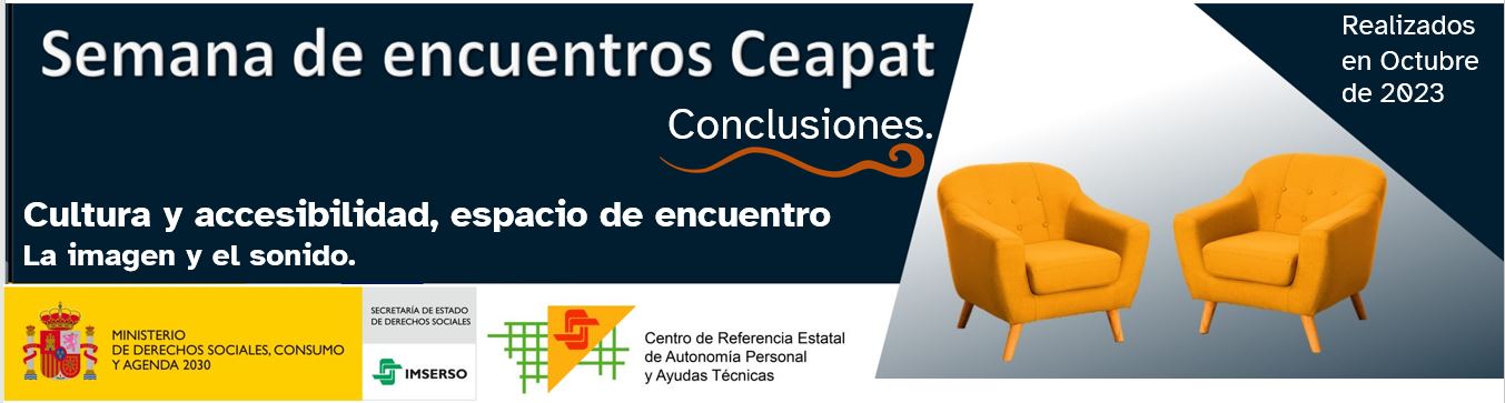 Cartel de la Semana de encuentros Ceapat 2023.