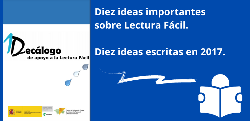 Decálogo de apoyo a la Lectura Fácil