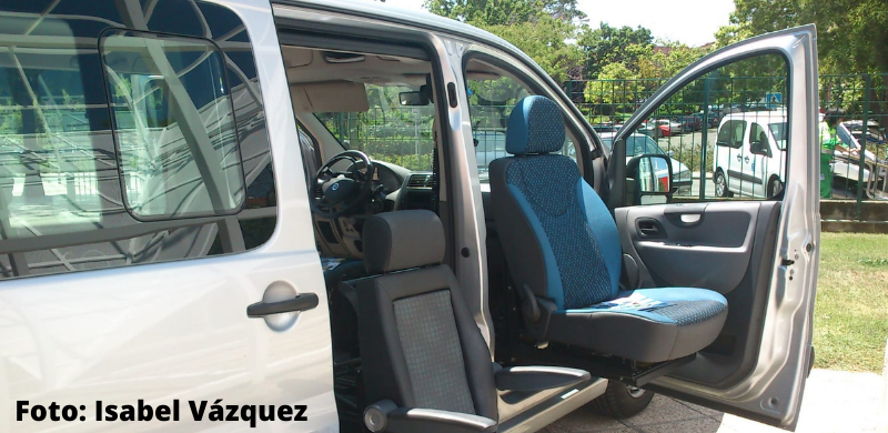 Soluciones para facilitar el acceso al vehículo. Asientos multifunción.