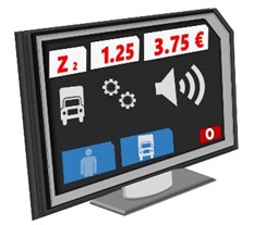 Taxímetro con sistema de salida por voz