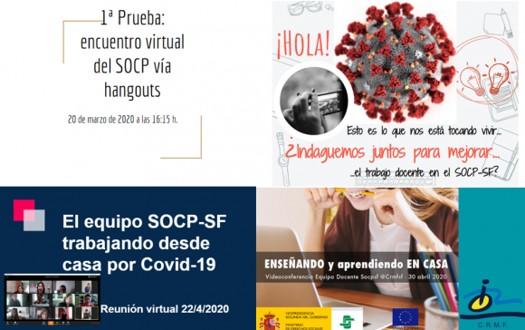 El alumnado del CRMF-SF desarrolla en línea su programa formativo, durante la emergencia por COVID-19