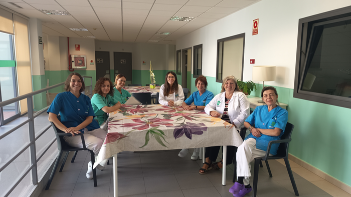 Equipo de profesionales del CREA que participarán en la Unidad de Apoyo Convivencial